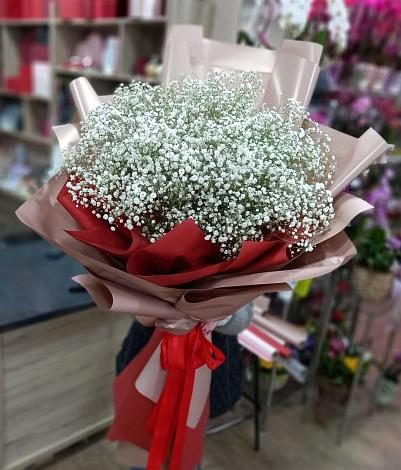 Букет цветов из: Гипсофила в Оверятах