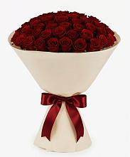Букет 101 Бордовая роза Блэк Бакарра в Оверятах